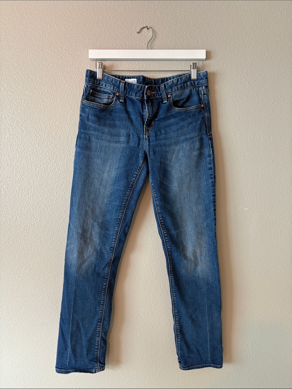 Gap 1969 Real Straight Classic Blue Straight-Leg Jeans 29R